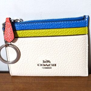 Ltd Ed. Tricolor Coach wallet